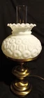 Milk Glass Moon And Stars VTG Table Lamp