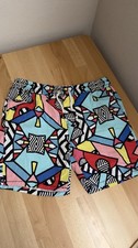 Oh Snap By Drill Clothing Men’s Shorts Sz L Psychedelic Dopamine 80’s Y2K Retro