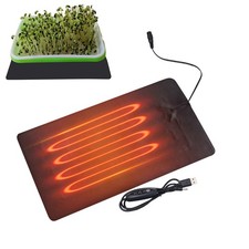 Plant Heat Mat PVC Leather Plant Warming Mat Indoor 8.5W 45-50 USB Warm Modern