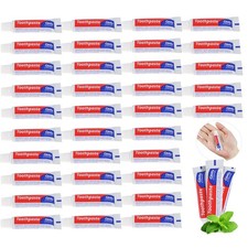 HAIFOTRVA 300 Tubes Bulk Travel Size Toothpaste, 0.176 oz Extra Small Mint Mini