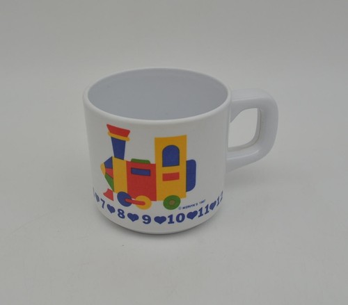 Mervyn’s Train and Numbers Plate 3 Compartment, Bowl and Cup Melamine VTG 1987 - Picture 6 of 9