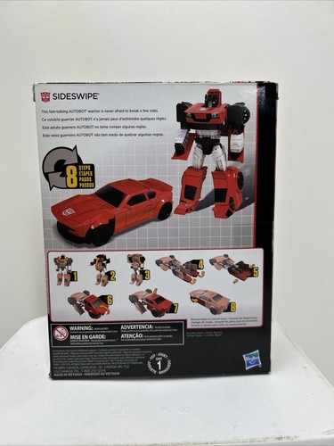 Transformers Generations Autobot Sideswipe Cyber Battalion Series Hasbro New - Picture 2 of 2
