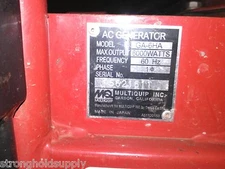 Used 0601812598 RECEPTACLE FOR MULTIQUIP GA-6HA  -ENTIRE PICTURE NOT FOR SALE
