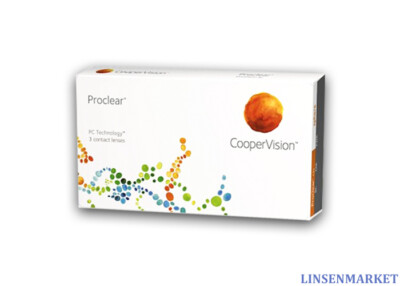 Proclear CooperVision 1x3 Kontaktlinsen Monatslinsen - plus und minus Werte