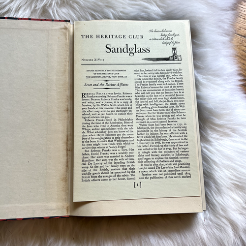 Ivanhoe by Walter Scott with Sandglass Hardcover in Slipcase The Heritage Press - Picture 7 of 11