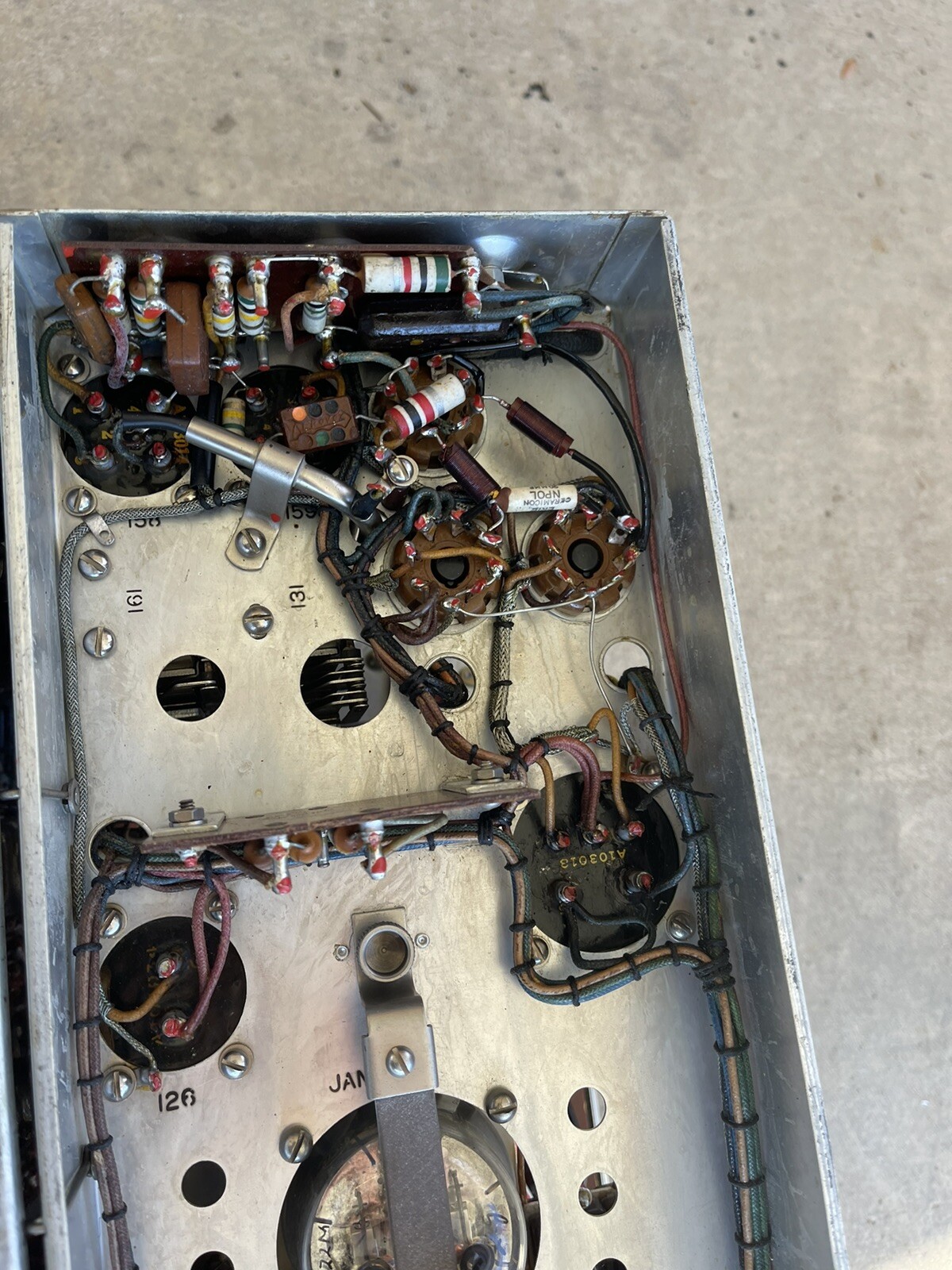 Vintage 1960s Bendix US Army tube radio reciever transmitter bc-624-c 625-am