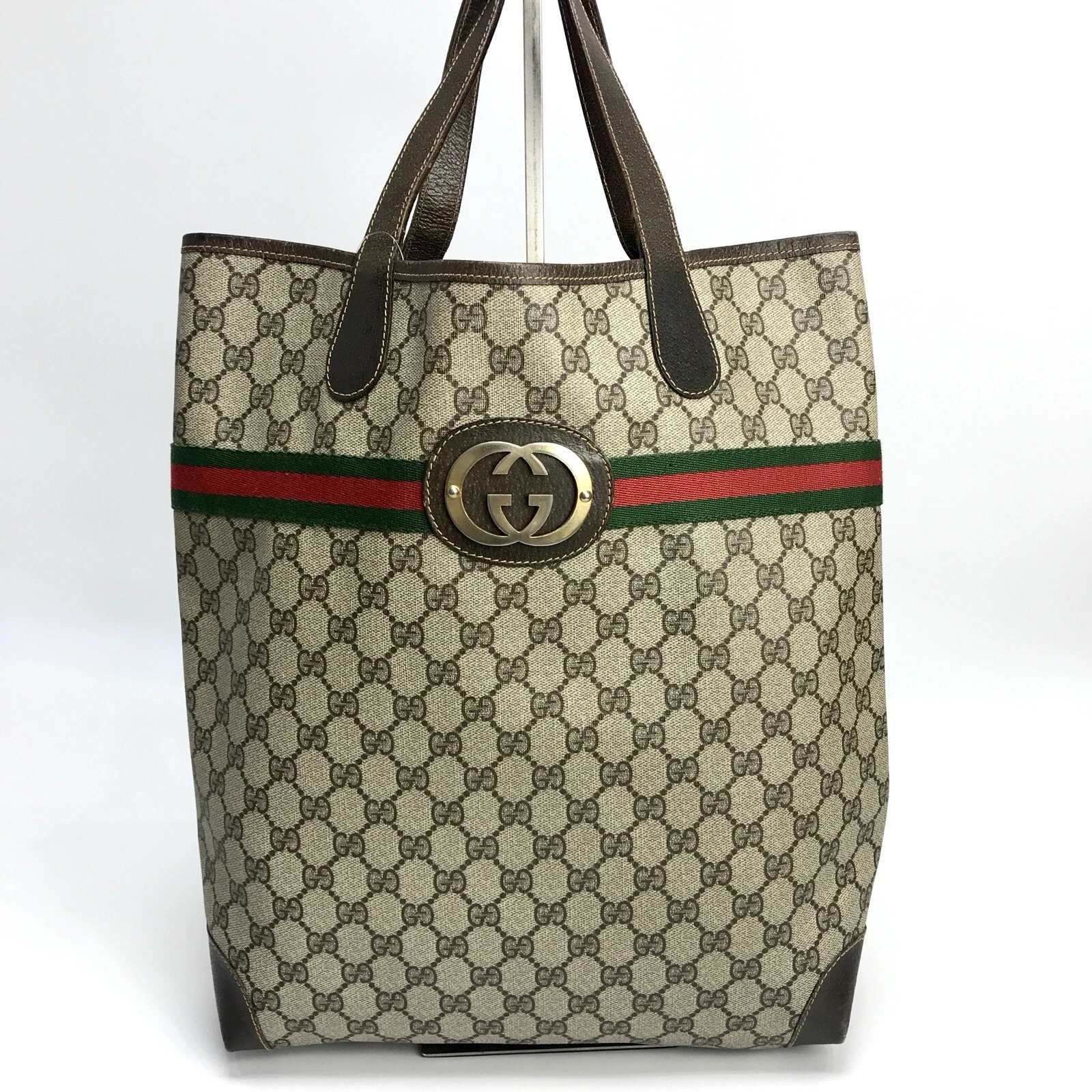 Sac fourre tout PVC motif Gucci GG
