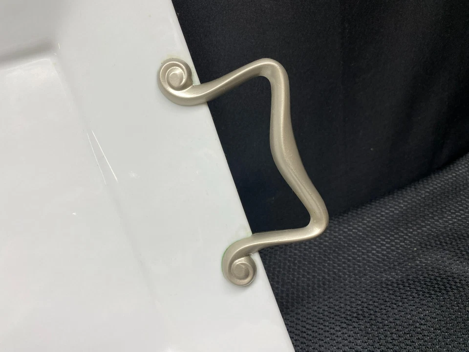 Juego de 2 Tamaños ~ Mesa Galería "CATALINA" Platos de Porcelana de Alto Cocido Foto 4 de 4