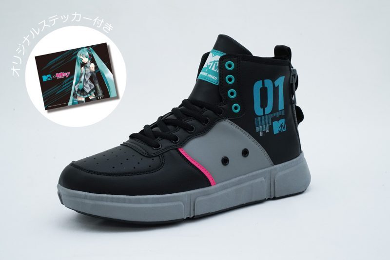 スナマイ MTV x Hatsune Miku 1st Collabo Sneaker Black Men's size US8
