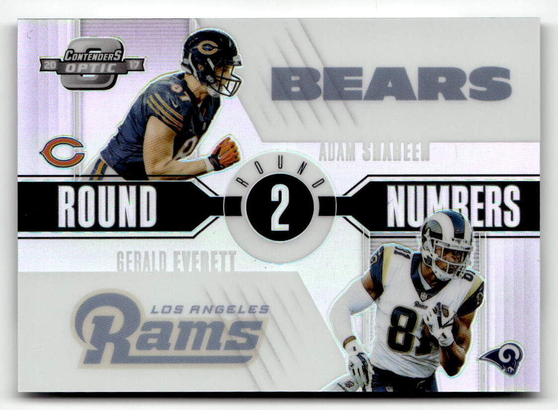 2017 Panini Contenders Optic #RN-9 Adam Shaheen / G Everett Round Numbers /75