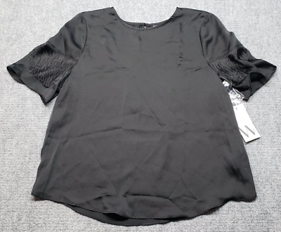 Haut Noir Worthington Stretch à Motifs Matelassés - Taille L, Neuf Avec étiquettes