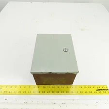 Hoffman A-10N86 10" x 8" x 6" Steel Electrical Enclosure W/Backplate Type 1