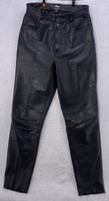 Wilsons Leather Maxima Women Pants Size 8 Brown Raw Hem Western