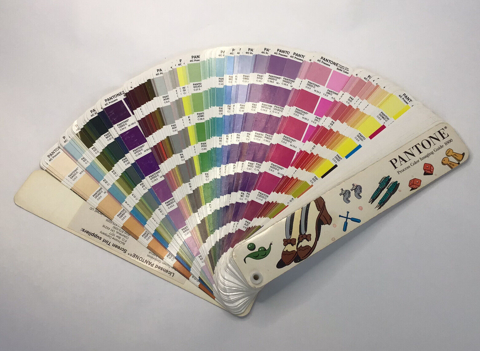 Vintage Ranking TOP14 Pantone Process Color Imaging 1990s Samples Direct stock discount Guide Design