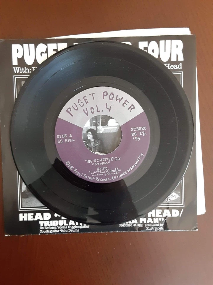 HEAD - Puget Power Four 7" PUNK ROCK Mean Jeans Lillingtons Screeching Weasel - Image 3 of 3