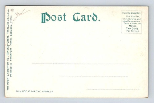Lower Falls - Androscoggin River Brunswick Maine ME Postcard - Picture 2 of 2