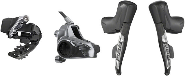 SRAM RED eTap AXS Electronic Road Groupset - 1x12-Speed, HRD Brake