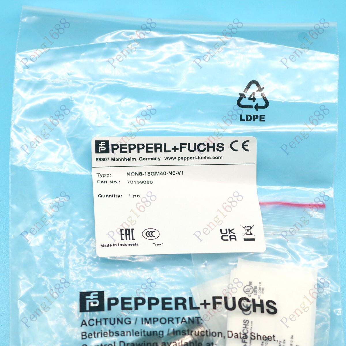 1PC New in box Pepperl Fuchs NCN8 18GM40 N0 5M sensor