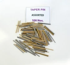 100 Mixed Taper Pins Assorted Steel and Brass Clock Pins Assorted Sizes |USA |