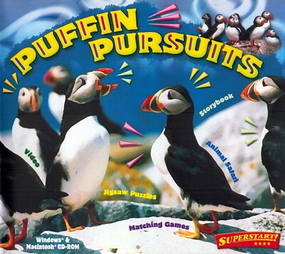 Puffin Pursuits - Auk-cellent Penguin Birds Fun! PC Software Game Sealed New