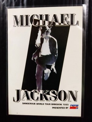 Michael Jackson 1993 Dangerous World Tour THAI SP MINI Card UNUSED