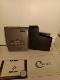 Contra Nintendo NES lot Box Manual Book Inserts   Konami