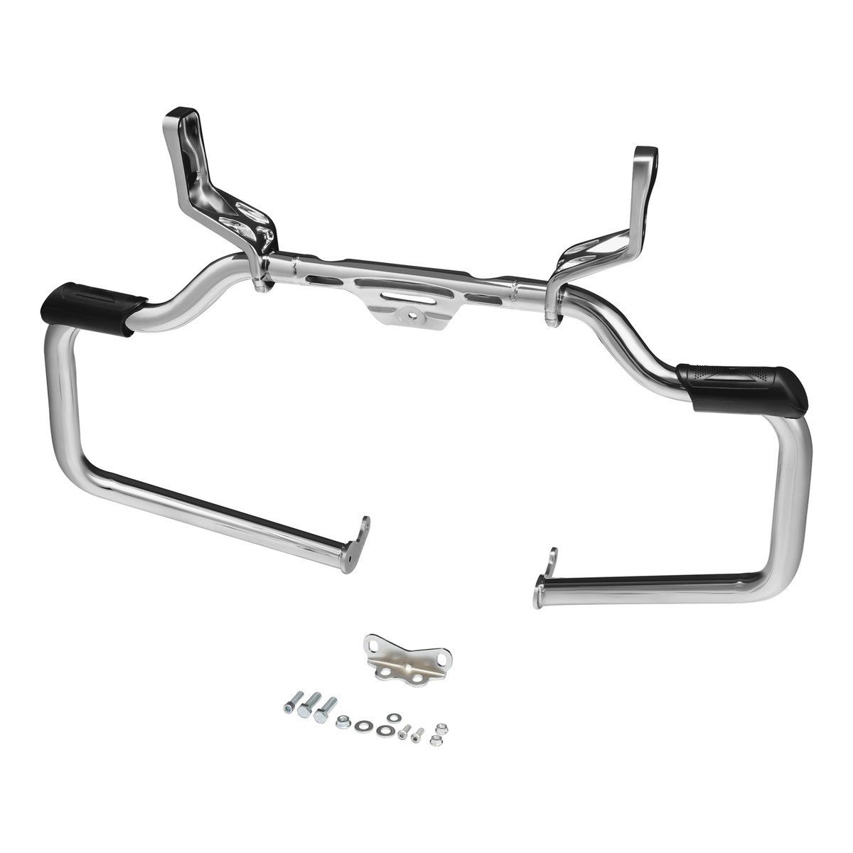 Mustache Engine Guard Bar Bracket Mount Fit For Harley Low