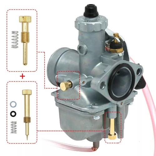 Air Fuel Mixture Screw + Idle Speed,Adjustment Screw/For Mikuni VM22 Carburetor - Picture 8 of 8