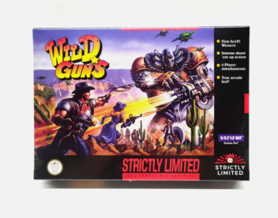 【新品未開封】SNES Wild Guns復刻版 NTSC VERSION New, unopened SNES Wild Guns reprint NTSC Version Super