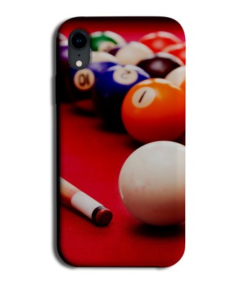 Snooker Handyhülle Abdeckung Foto Bild Ball Kugeln Snookers Pooltisch BG45
