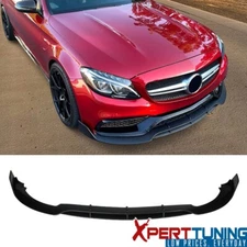 Fits 15-20 Mercedes-Benz W205 C63 AMG AP Style Front Bumper Lip Spoiler - PU