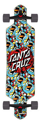 SANTA CRUZ SCREAMING SCRATCHED HAND DROP THRU 9'' x 36'' COMPLETE LONGBOARD