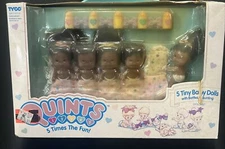 Quints 5 Times The Fun￼! African-American Dolls 1989 Tyco