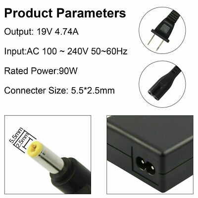 Original Fujitsu 65W Slim AC Adapter Lifebook T938 ADP-65MD B Tablet PC