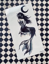 Mermaid Sea Creature Temporary Tattoo Body Art