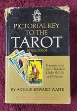 Pictorial Key to the Tarot in Full Color by Waite 1973 HCDJ First Edition Occult