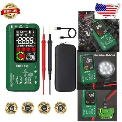 All-in-One Digital Multimeter with Infrared Thermometer for Electricians - 245g