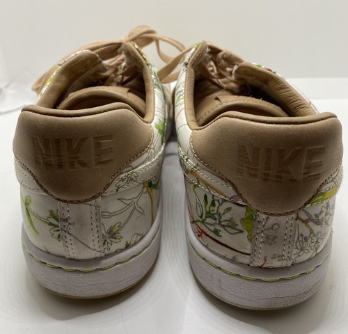 Nike Liberty of London Floral Womens Size 10 Tennis Classic Ultra Tan Leather - Picture 5 of 8