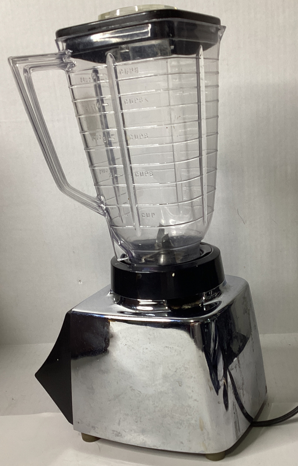 VintageOsterizer Galaxie VIII Glass Chrome Blender Model 541L 8 Speed