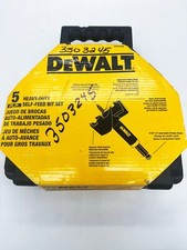 DEWALT 5-Piece Self-Feed Bit Set Heavy-Duty Wood Boring Kit DW1648