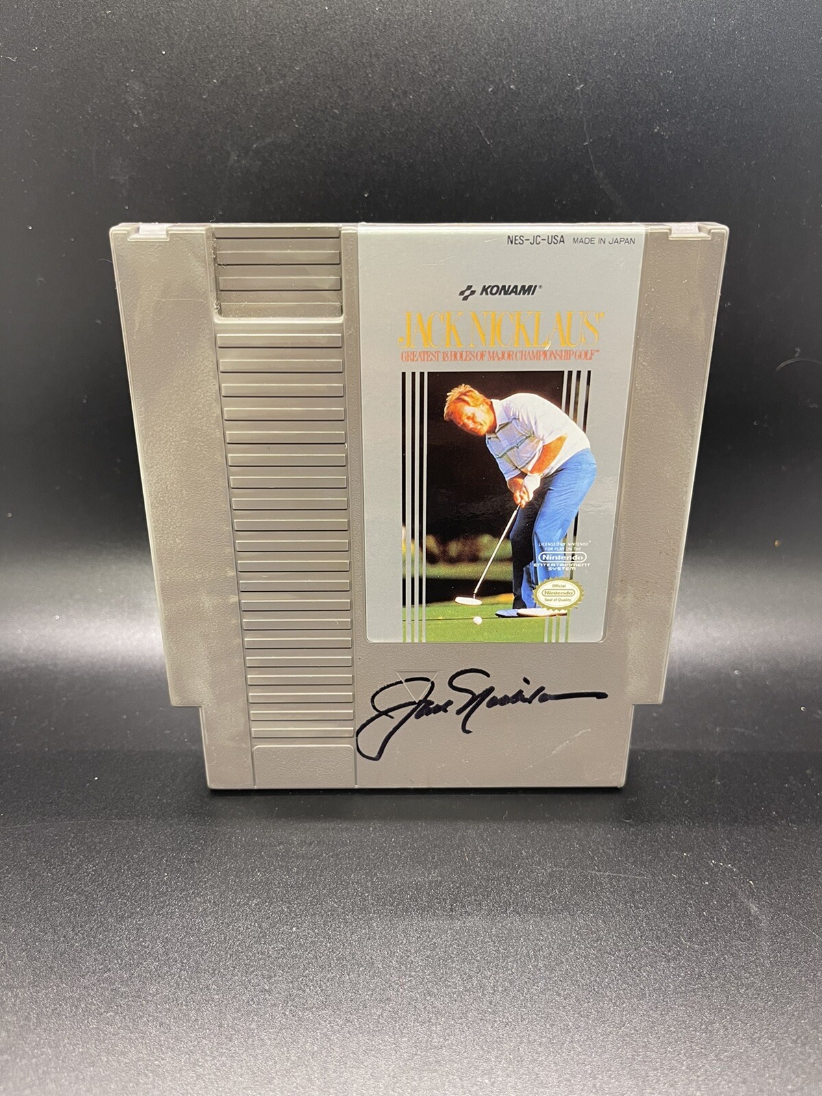 Jack Nicklaus Autographed Signed / NINTENDO VIDEO GAME BECKETT LOA Golden Bear 