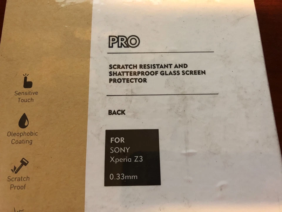 CoolReall 9H .33MM Tempered Glass Screen Protector Film For SONY Xperia Z3 - Image 2 of 3