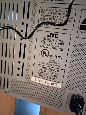 JVC Stereo System with 3-CD changer - READ DESCRIPTION | eBay