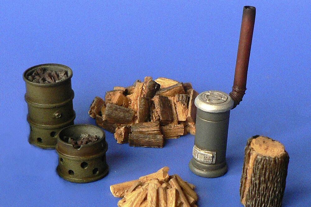 Hauler Models HLX48401 - 1:48 Stove And Barrel Brazier - Accessories