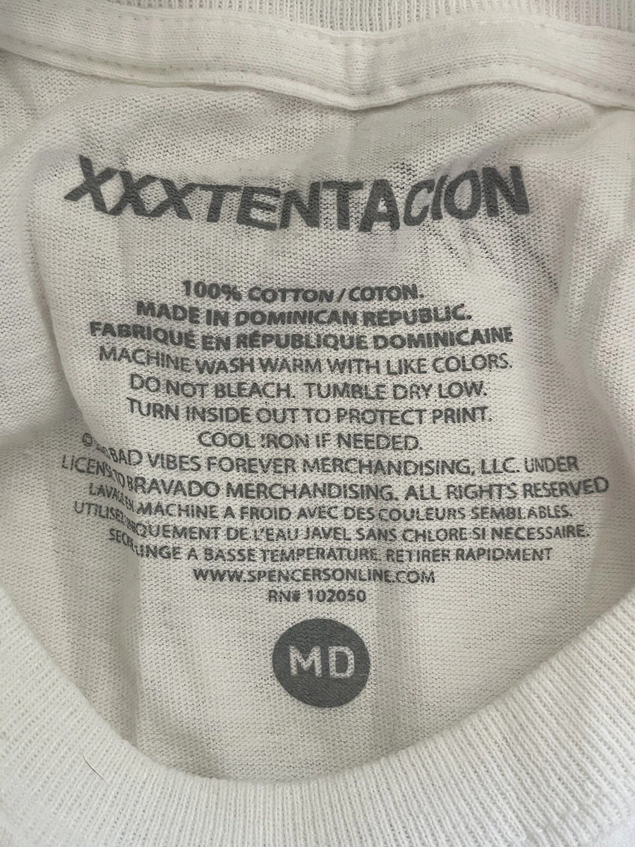 Authentic NEW XXXTENTACION XXX Hip Hop Shirt RIP Gone not forgotten Sz  Medium | eBay