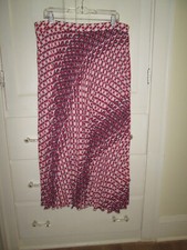 MAEVE For Anthropologie "Hilde" Pleated Geometric Print Maxi Skirt XL NWT