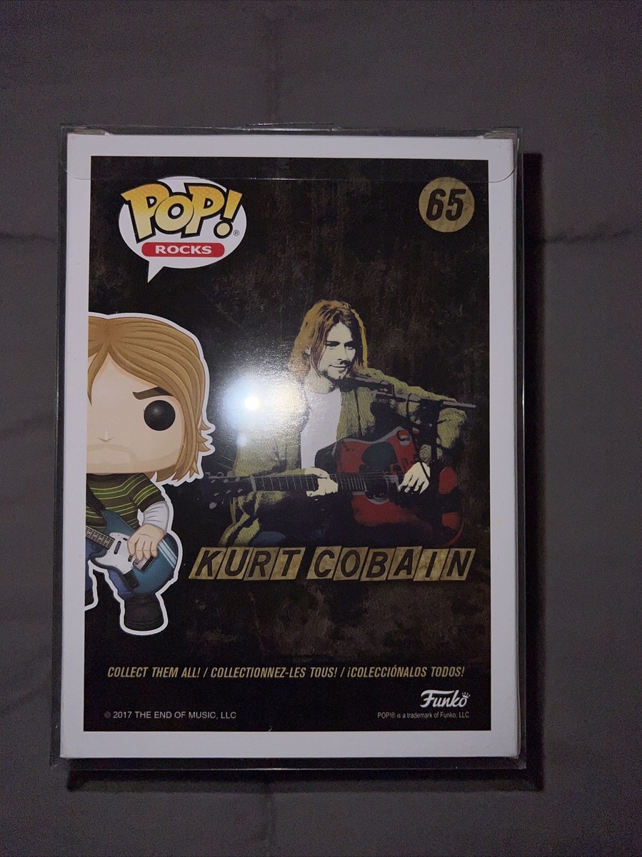 Funko Pop Kurt Cobain Funko Shop Exclusive 65 Custom Gold | eBay