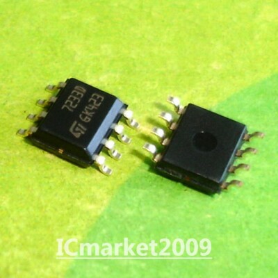 2 PCS TDA7233D013TR SOP-8 7233D TDA7233D 1 W Audio Amplifier With Mute Chip IC