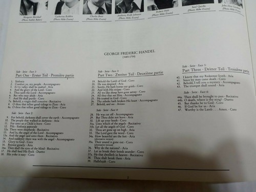 HANDEL Messiah John Eliot Gardiner 3-Cassette Tape Box Set, Digital Recording - Picture 10 of 12