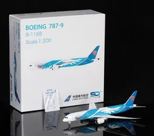 SQ Wings 1:200 China Southern Boeing B787-9 Diecast Aircraft Jet Model B-1168